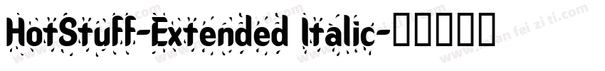 HotStuff-Extended Italic字体转换